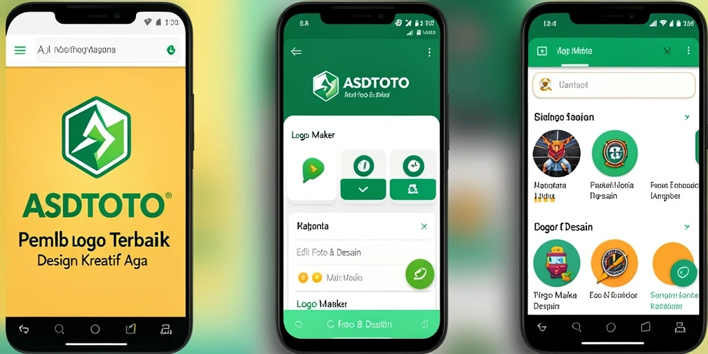 Tampilan antarmuka aplikasi <strong>ASDTOTO</strong> saat mendesain logo yang kreatif.
