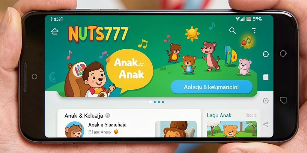 Tampilan antarmuka aplikasi NUTS777 yang menarik dan interaktif.